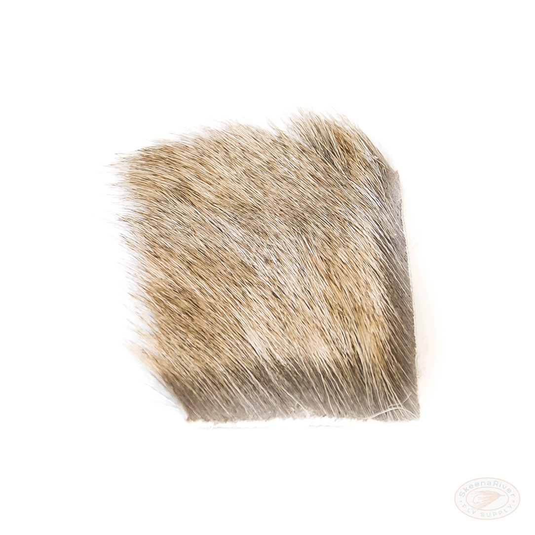 2 Pcs/Lot Elk Body Hair Long Thick Fur 6cmX6cm Dry Fly Fishing Tying Materials 